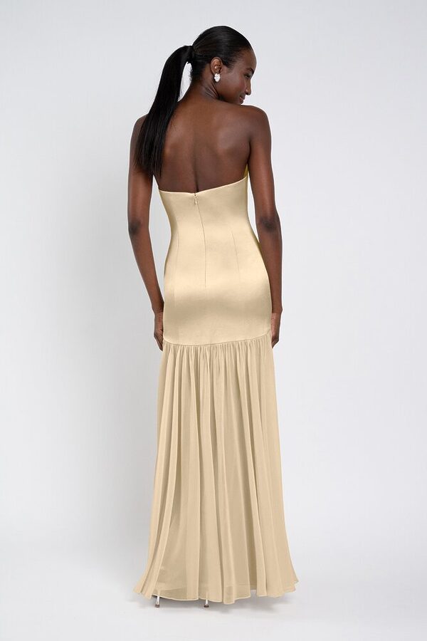 Celia bridesmaid dress by Jenny Yoo in Buttercup - Yellow - Back Celia bridesmaid dress by Jenny Yoo in Buttercup - Yellow - Back