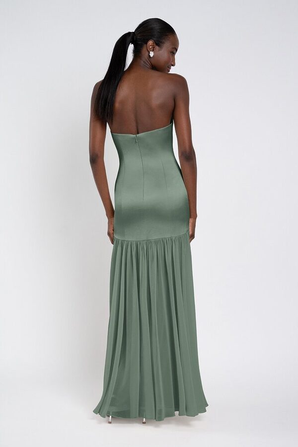 Celia bridesmaid dress by Jenny Yoo in Eucalyptus - Green - Back Celia bridesmaid dress by Jenny Yoo in Eucalyptus - Green - Back