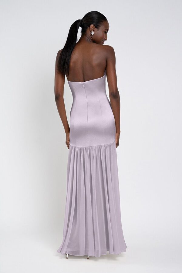Celia bridesmaid dress by Jenny Yoo in Lilac, Mist - Purple - Back Celia bridesmaid dress by Jenny Yoo in Lilac, Mist - Purple - Back