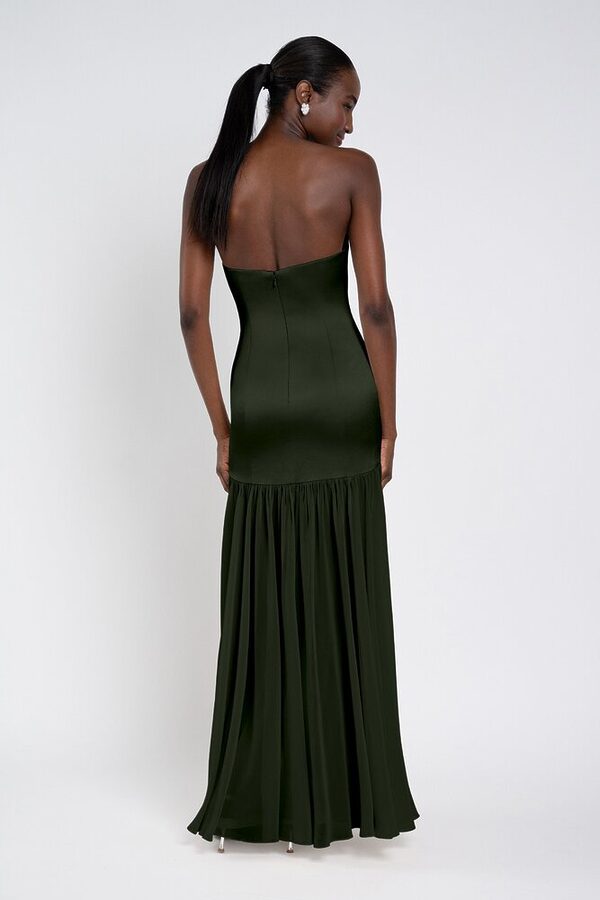 Celia bridesmaid dress by Jenny Yoo in Loden - Green - Back Celia bridesmaid dress by Jenny Yoo in Loden - Green - Back