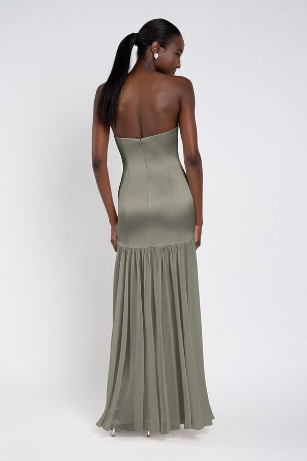 Celia bridesmaid dress by Jenny Yoo in Moss - Green - Back Celia bridesmaid dress by Jenny Yoo in Moss - Green - Back
