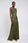 Celia bridesmaid dress by Jenny Yoo in Olive - Green - Front