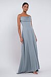 Cheyenne bridesmaid dress by Jenny Yoo in Chambray - Blue - Front