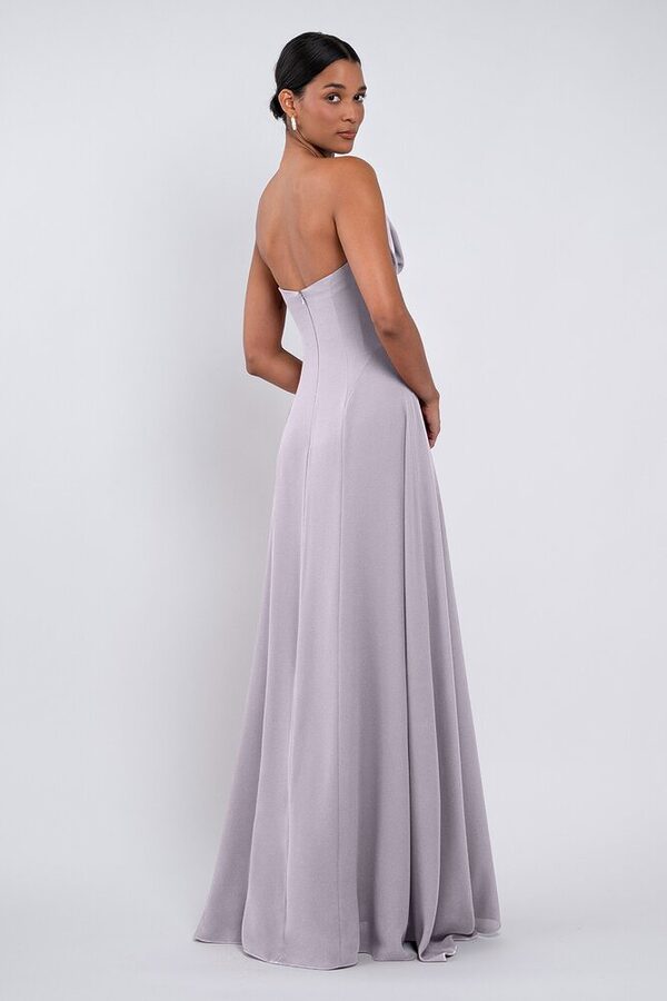 Cheyenne bridesmaid dress by Jenny Yoo in Lilac, Mist - Purple - Back Cheyenne bridesmaid dress by Jenny Yoo in Lilac, Mist - Purple - Back