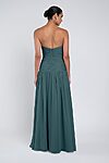 Cynthia luxe chiffon bridesmaid dress by Jenny Yoo in Agave - Green - Back