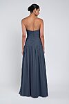 Cynthia luxe chiffon bridesmaid dress by Jenny Yoo in Evening Blue - Navy - Back