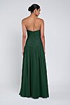 Cynthia luxe chiffon bridesmaid dress by Jenny Yoo in Forrest - Green - Back