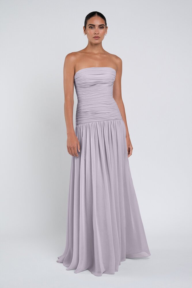 Cynthia luxe chiffon bridesmaid dress by Jenny Yoo in Lilac Mist - Purple - Front Cynthia luxe chiffon bridesmaid dress by Jenny Yoo in Lilac Mist - Purple - Front