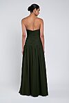 Cynthia luxe chiffon bridesmaid dress by Jenny Yoo in Loden - Green - Back
