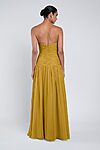 Cynthia luxe chiffon bridesmaid dress by Jenny Yoo in Marigold - Yellow - Back