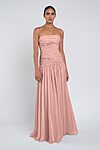 Cynthia luxe chiffon bridesmaid dress by Jenny Yoo in Rosewater - Pink - Front