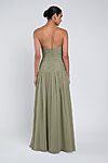 Cynthia luxe chiffon bridesmaid dress by Jenny Yoo in Sage - Green - Back