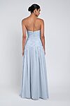 Cynthia luxe chiffon bridesmaid dress by Jenny Yoo in Whisper Blue - Blue - Back