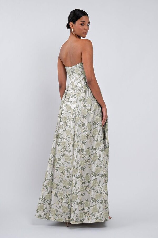 Desiree bridesmaid dress by Jenny Yoo in Matcha - Green - Back Desiree bridesmaid dress by Jenny Yoo in Matcha - Green - Back
