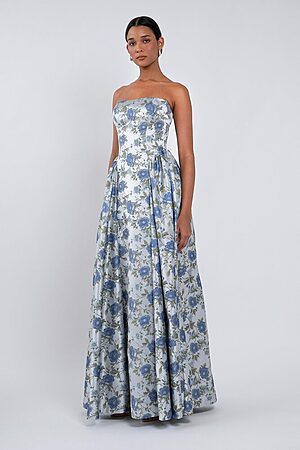 Desiree bridesmaid dress by Jenny Yoo in Whisper, Blue - Blue - Front