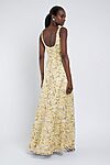 Lilly Ophelia embroidered bridesmaid dress by Jenny Yoo in Ophelia Buttercup - Yellow - Back