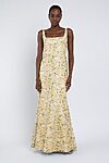 Lilly Ophelia embroidered bridesmaid dress by Jenny Yoo in Ophelia Buttercup - Yellow - Front