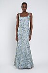 Lilly Ophelia embroidered bridesmaid dress by Jenny Yoo in Ophelia Whisper Multi - Blue - Front