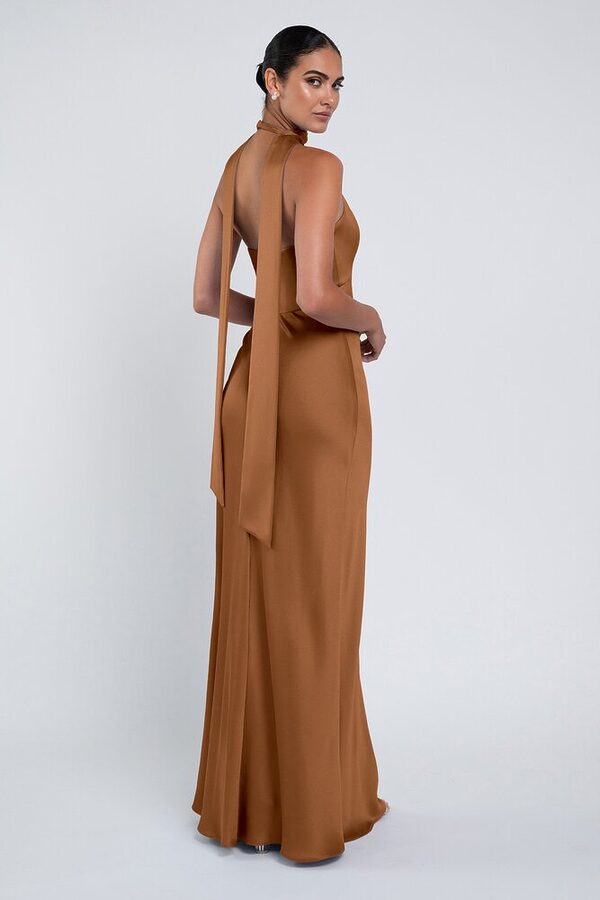 Louisa bridesmaid dress by Jenny Yoo in Bronze - Brown - Back Louisa bridesmaid dress by Jenny Yoo in Bronze - Brown - Back