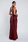 Louisa bridesmaid dress by Jenny Yoo in Dark Berry - Burgundy - Back