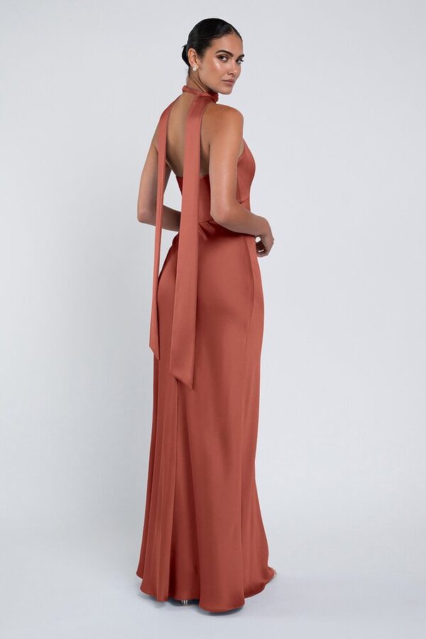 Louisa bridesmaid dress by Jenny Yoo in English Rose - Pink - Back Louisa bridesmaid dress by Jenny Yoo in English Rose - Pink - Back