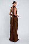 Louisa bridesmaid dress by Jenny Yoo in Espresso - Brown - Back