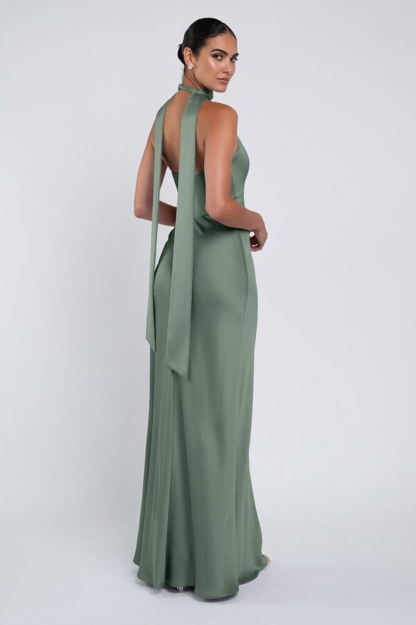 Louisa bridesmaid dress by Jenny Yoo in Eucalyptus - Green - Back Louisa bridesmaid dress by Jenny Yoo in Eucalyptus - Green - Back