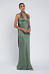 Louisa bridesmaid dress by Jenny Yoo in Eucalyptus - Green - Front