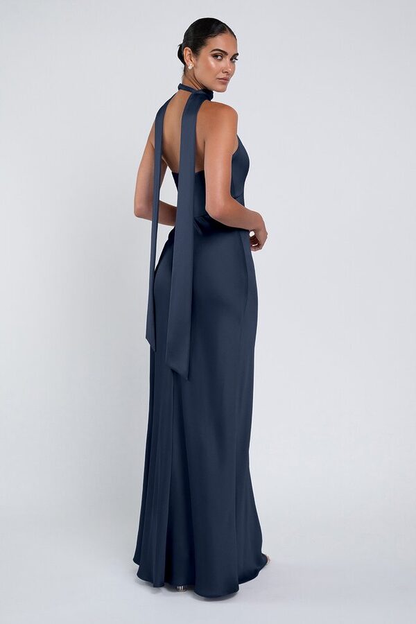 Louisa bridesmaid dress by Jenny Yoo in French Blue - Blue - Back Louisa bridesmaid dress by Jenny Yoo in French Blue - Blue - Back