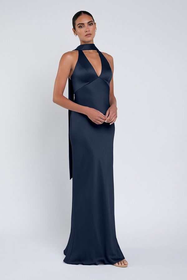 Louisa bridesmaid dress by Jenny Yoo in French Blue - Blue - Front Louisa bridesmaid dress by Jenny Yoo in French Blue - Blue - Front