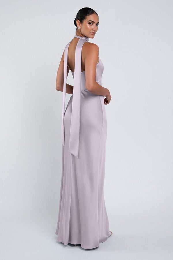 Louisa bridesmaid dress by Jenny Yoo in Lilac Mist - Purple - Back Louisa bridesmaid dress by Jenny Yoo in Lilac Mist - Purple - Back