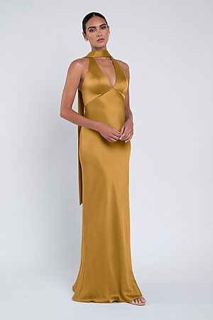 slim fit dress slacks Fashion Mermaid Round Neck Rose Gold Burgundy Sequins Long Bridesmaid –  Anniebride main image 0