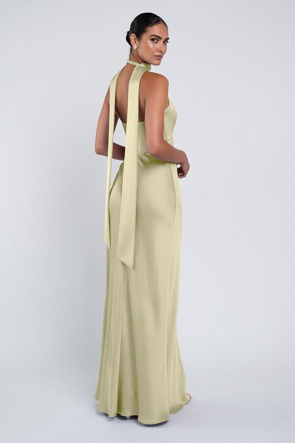 Louisa bridesmaid dress by Jenny Yoo in Matcha - Green - Back Louisa bridesmaid dress by Jenny Yoo in Matcha - Green - Back