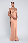 Louisa bridesmaid dress by Jenny Yoo in Peach Bellini - Pink - Front