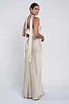 Louisa bridesmaid dress by Jenny Yoo in Platinum - Neutral - Back