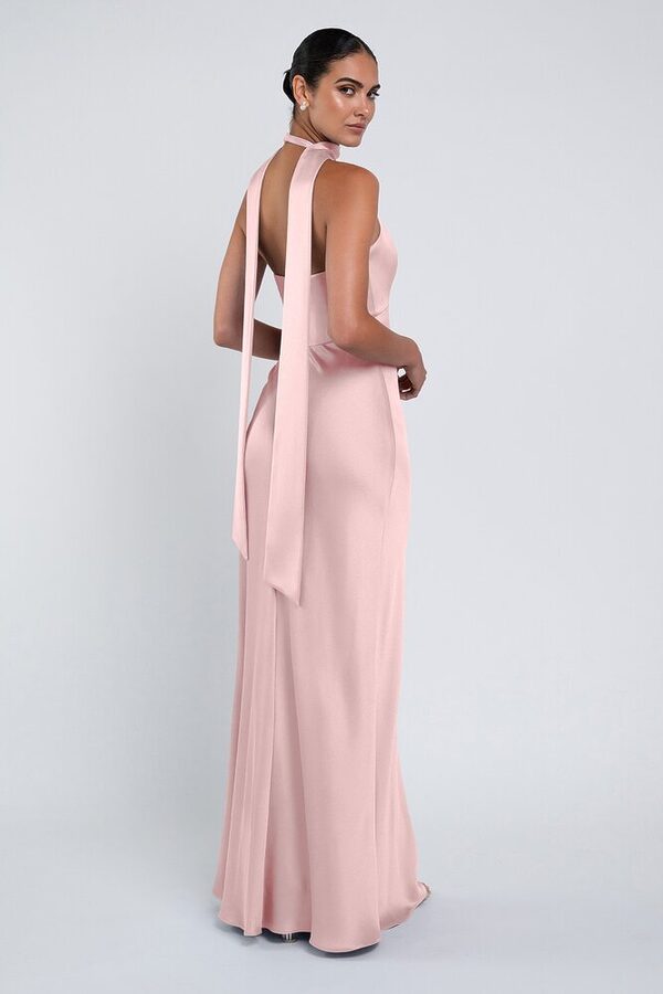 Louisa bridesmaid dress by Jenny Yoo in Powder Pink - Pink - Back Louisa bridesmaid dress by Jenny Yoo in Powder Pink - Pink - Back