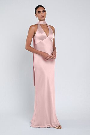 Louisa bridesmaid dress by Jenny Yoo in Powder Pink - Pink - Front