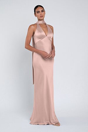 Louisa bridesmaid dress by Jenny Yoo in Soft Blush - Pink - Front