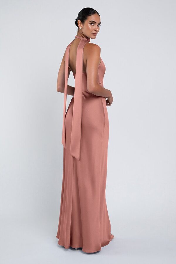 Louisa bridesmaid dress by Jenny Yoo in Wild Rose - Pink - Back Louisa bridesmaid dress by Jenny Yoo in Wild Rose - Pink - Back