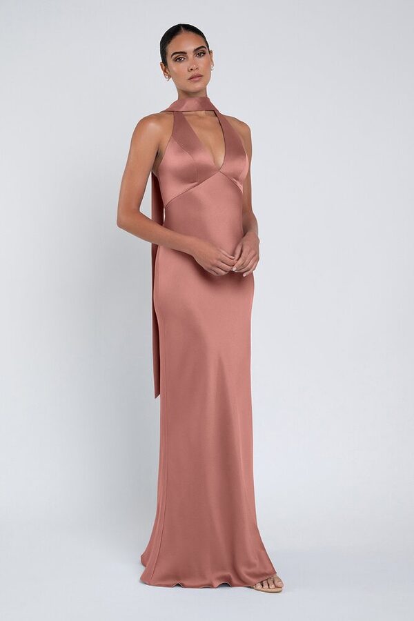 Louisa bridesmaid dress by Jenny Yoo in Wild Rose - Pink - Front Louisa bridesmaid dress by Jenny Yoo in Wild Rose - Pink - Front