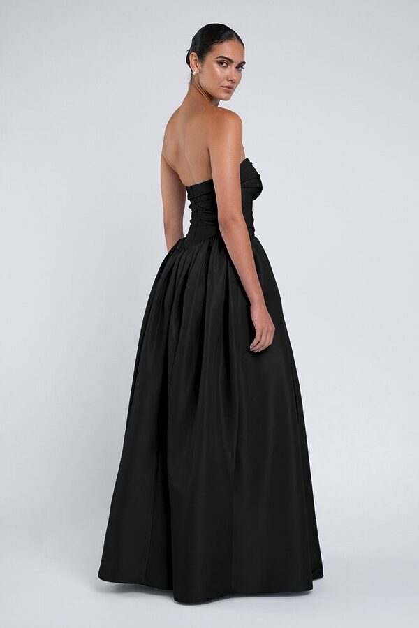 Scarlet bridesmaid dress by Jenny Yoo in Black - Black - Back Scarlet bridesmaid dress by Jenny Yoo in Black - Black - Back
