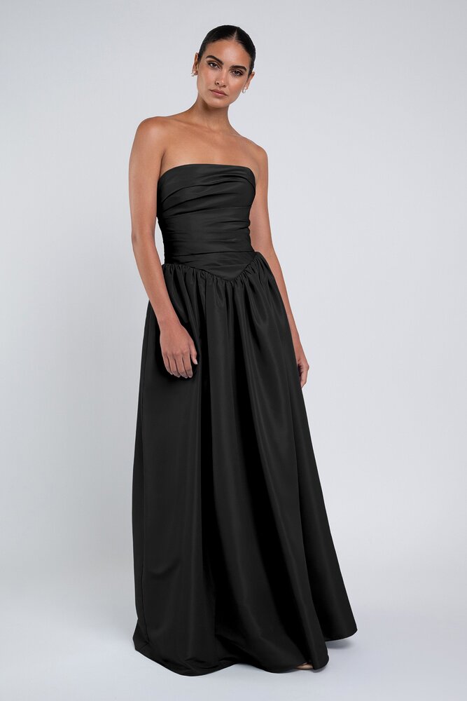 Scarlet bridesmaid dress by Jenny Yoo in Black - Black - Front Scarlet bridesmaid dress by Jenny Yoo in Black - Black - Front