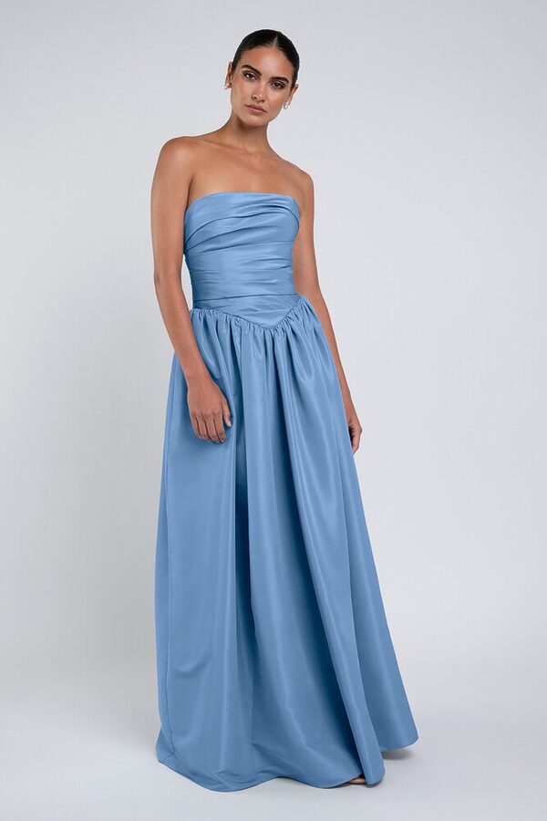 Scarlet bridesmaid dress by Jenny Yoo in Cornflower - Blue - Front Scarlet bridesmaid dress by Jenny Yoo in Cornflower - Blue - Front