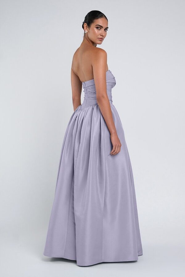 Scarlet bridesmaid dress by Jenny Yoo in Lilac Mist - Purple - Back Scarlet bridesmaid dress by Jenny Yoo in Lilac Mist - Purple - Back