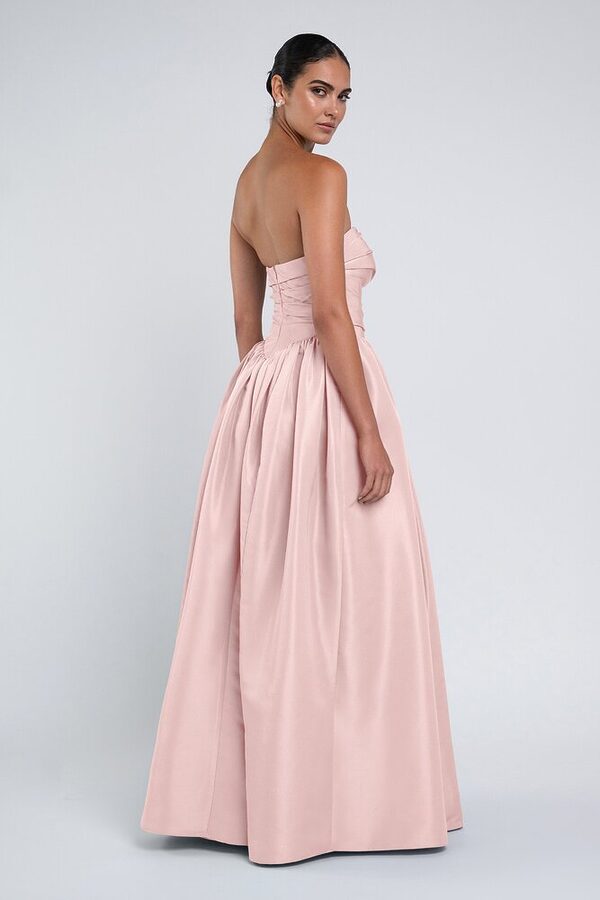 Scarlet bridesmaid dress by Jenny Yoo in Powder Pink - Pink - Back Scarlet bridesmaid dress by Jenny Yoo in Powder Pink - Pink - Back