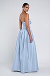 Scarlet bridesmaid dress by Jenny Yoo in Whisper Blue - Blue - Back