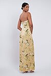 Victoria Print bridesmaid dress by Jenny Yoo in Verona, Floral, Buttercup - Yellow - Back