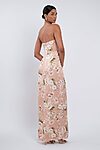 Victoria Print bridesmaid dress by Jenny Yoo in Verona, Floral, Chai - Pink - Back