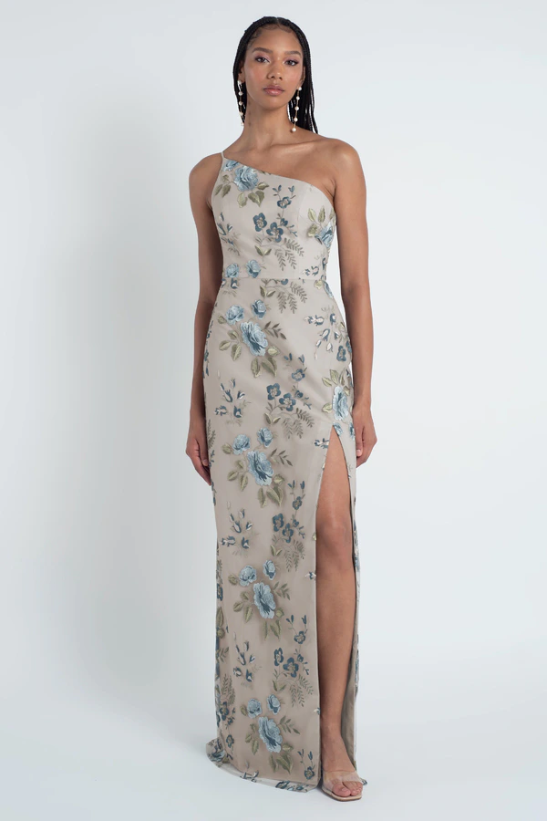 Bristol Enchanted Floral Bridesmaid Dress by Jenny Yoo - Blue Agate Bristol Enchanted Floral Bridesmaid Dress by Jenny Yoo - Blue Agate