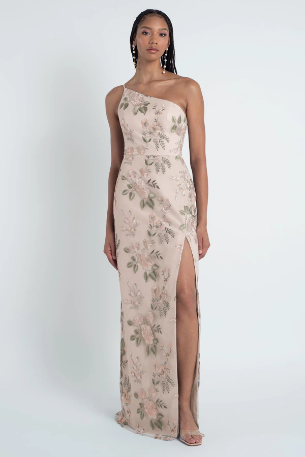 Bristol Enchanted Floral Bridesmaid Dress by Jenny Yoo - Soft Blush Bristol Enchanted Floral Bridesmaid Dress by Jenny Yoo - Soft Blush